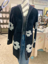 Load image into Gallery viewer, Black Floral Cardigan
