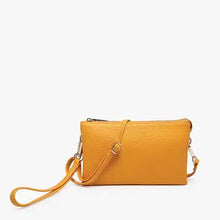 Load image into Gallery viewer, Riley Monogrammable 3 Compartment Crossbody/Wristlet
