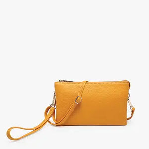 Riley Monogrammable 3 Compartment Crossbody/Wristlet