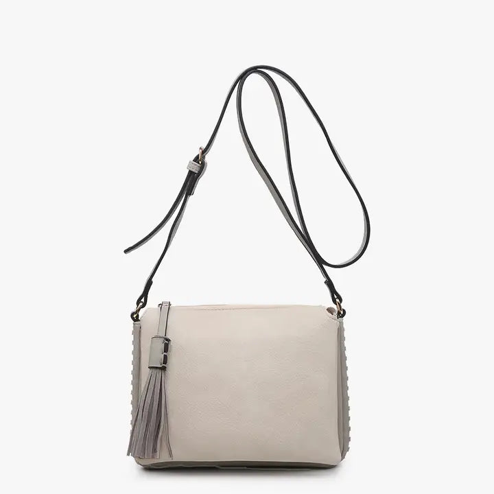 Sabrina 2 Tone Crossbody w/ 3 Compartments