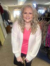 Load image into Gallery viewer, Pink Heart Cardigan
