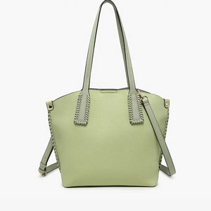Jen & Co. Micah Whipstitch 3-Compartment Tote