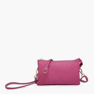 Riley Monogrammable 3 Compartment Crossbody/Wristlet