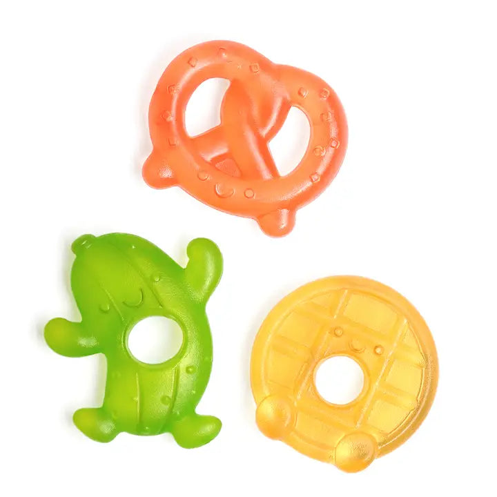 Cutie Coolers™ Water Filled Teethers (3-pack) Silly Foods