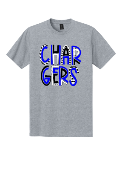 Chargers Tee - Grey