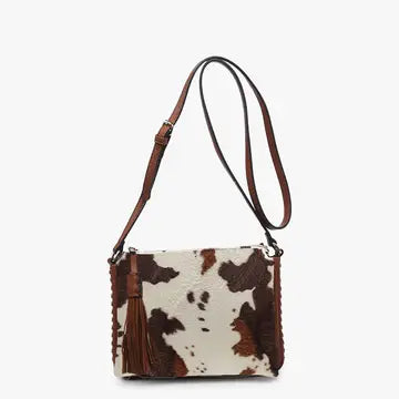 Sabrina 2 Tone Crossbody w/ 3 Compartments