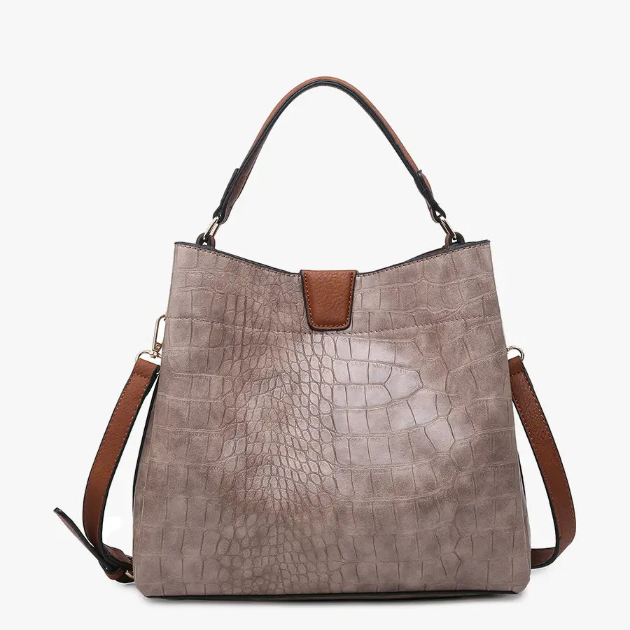 Monogrammable Satchel w/ Shoulder Strap