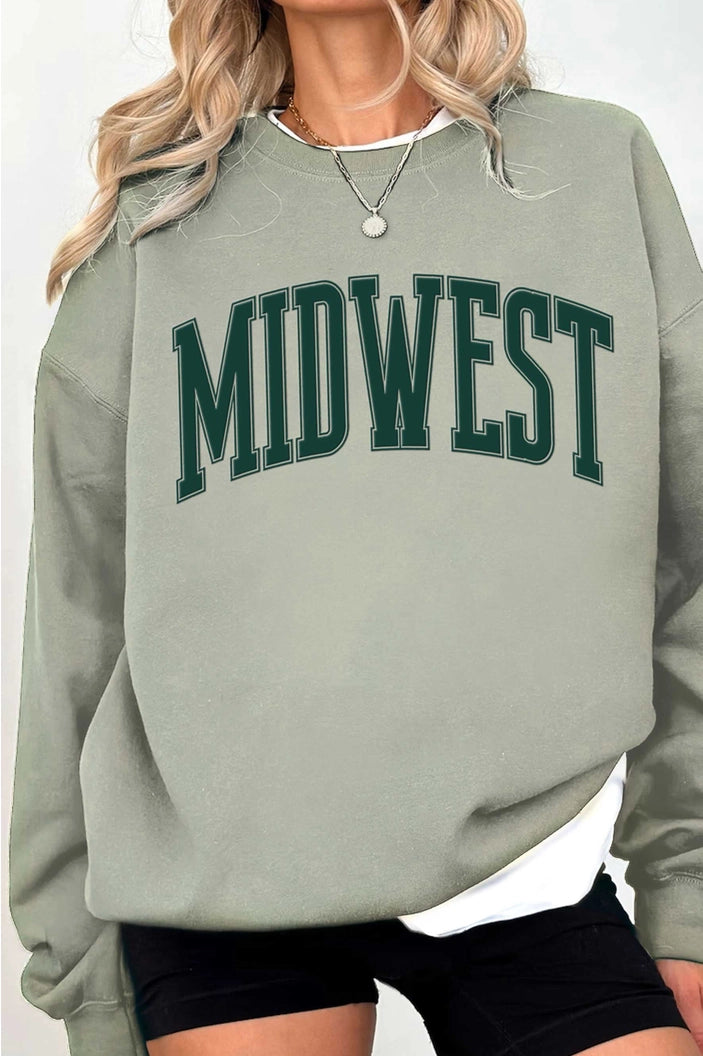 Midwest Puff Graphic Brushed Sweatshirt
