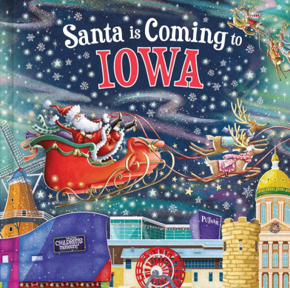Santa is Coming to Iowa Book
