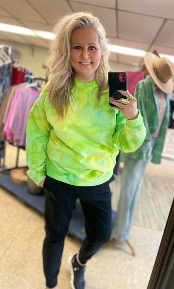 Neon Lime Sweatshirt