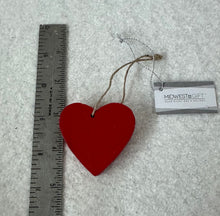 Load image into Gallery viewer, Ganz Wooden Heart Ornament
