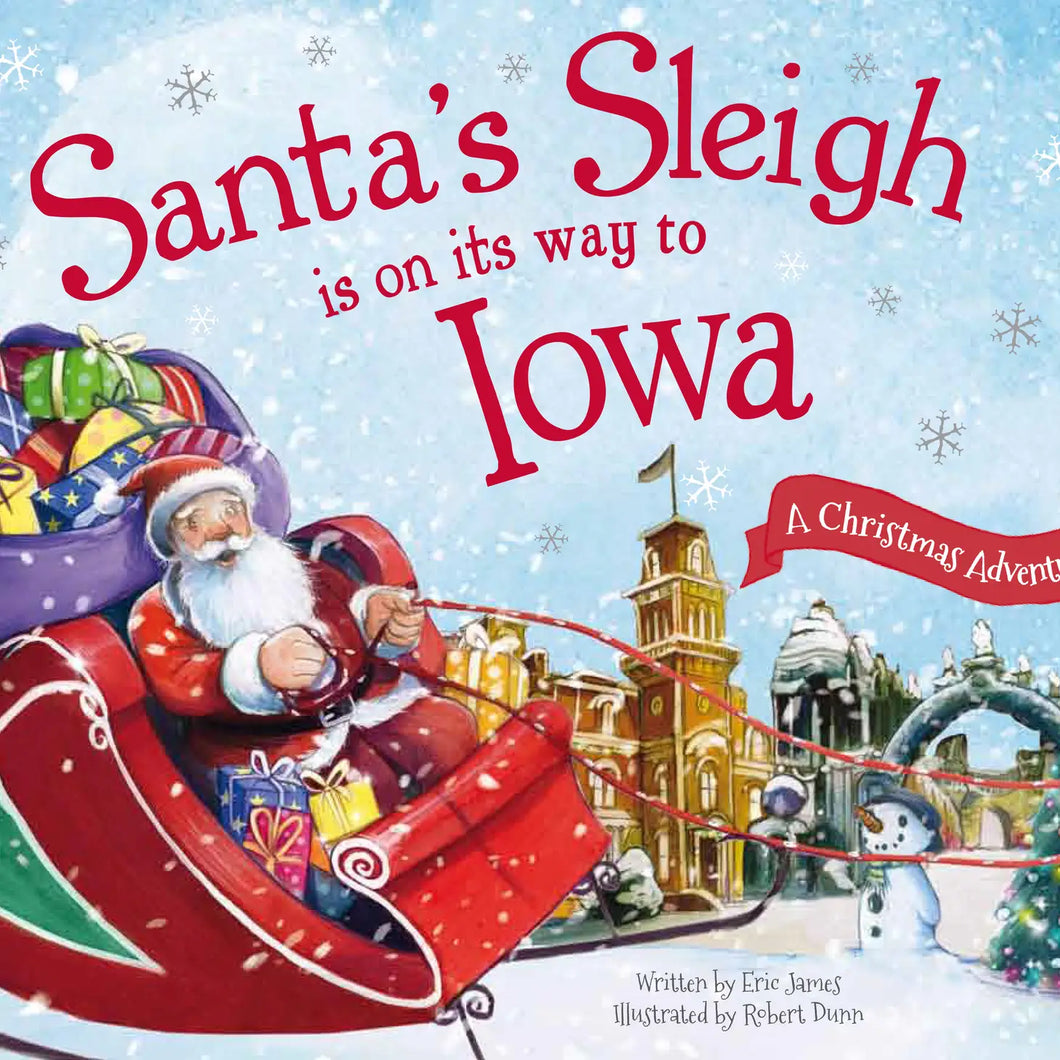 Santa's Sleigh is on its way to Iowa Book