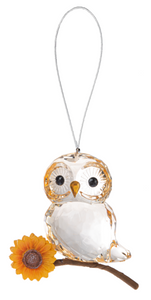 Sunflower Owl Ornament