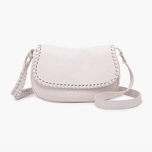 Jen & Co. Daia Whipstitch Flapover Crossbody w/ Whipstitch Strap