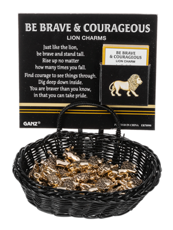 Lion Charms - Be Brave & Courageous