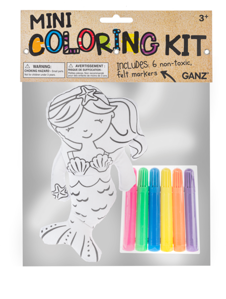Mermaid Coloring Kit-7 Piece Kit