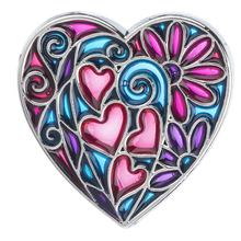 Load image into Gallery viewer, The Kaleidoscope Heart Charm
