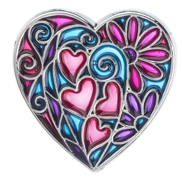 The Kaleidoscope Heart Charm