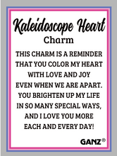 Load image into Gallery viewer, The Kaleidoscope Heart Charm
