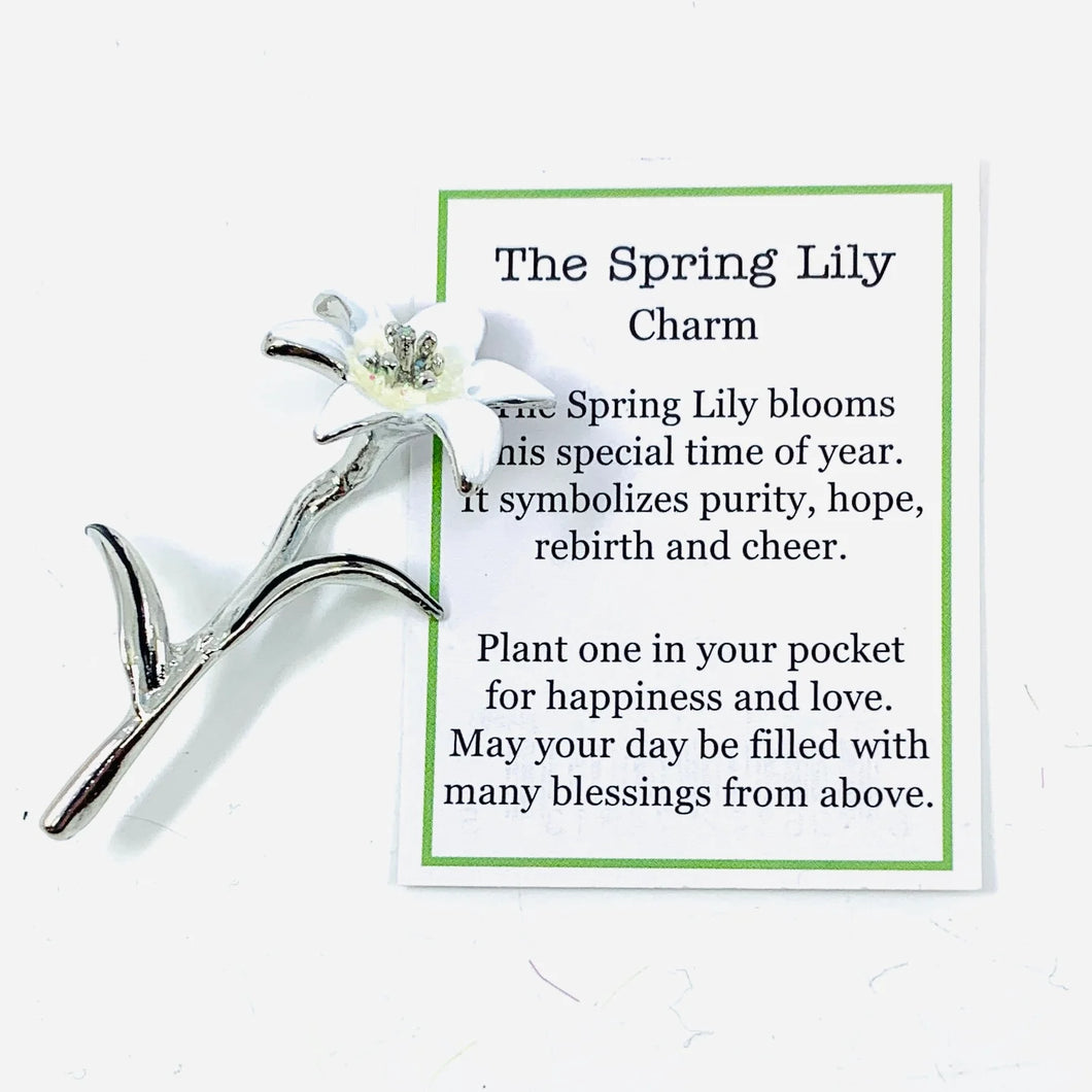 The Spring Lily Charm