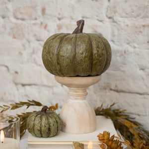 5.75" Olive Green Pumpkin