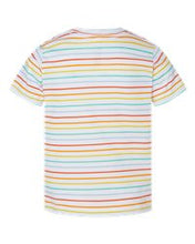 Load image into Gallery viewer, Toddler Rabbit Skin Fine Jersey Tee - Rainbow Stripe
