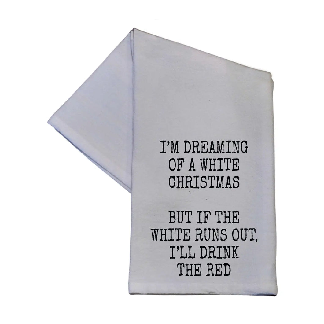 I'm Dreaming of a White Christmas Tea Towel