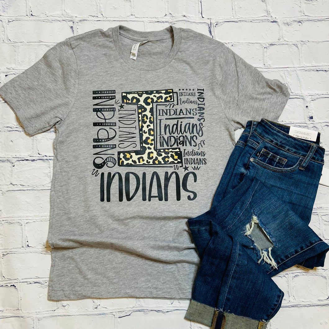 Indians Leopard T Shirt
