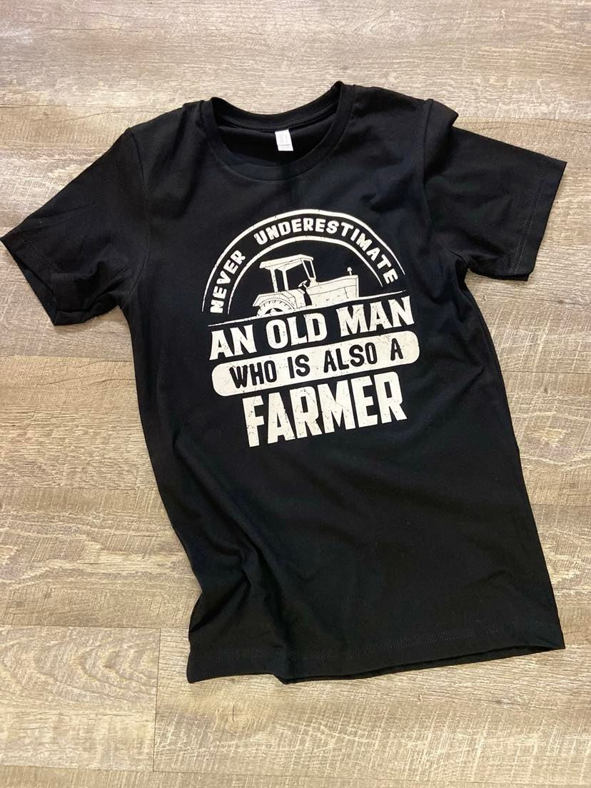 Never Underestimate An Old Man T-Shirt
