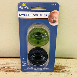 Itzy Ritzy Sweetie Soother - Silicone Pacifier - 2 Pack